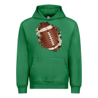 Emerald football cowhide leopard patch Urban Hoodie - JahusDesignShop