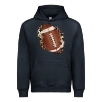 Navy football cowhide leopard patch Urban Hoodie - JahusDesignShop