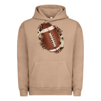 Pigment Burro football cowhide leopard patch Urban Hoodie - JahusDesignShop