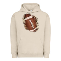 Pigment French Oak football cowhide leopard patch Urban Hoodie - JahusDesignShop