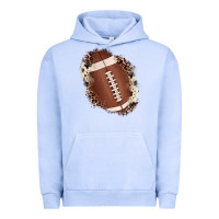 Pigment Grape Ice football cowhide leopard patch Urban Hoodie - JahusDesignShop