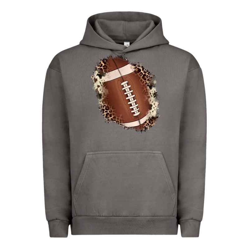 Football Cowhide Leopard Patch Urban Hoodie by JahusDesignShop | Teevron
