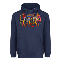 Navy Latina vibes Heavyweight Hoodie - RanaPortraitStore