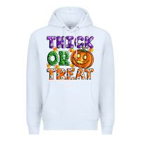 White Thick Or Treat Premium Hoodie - Artiststas