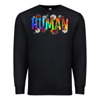 Black human Premium Sweatshirt - Zillion Design Studio