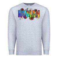 Heather Grey human Premium Sweatshirt - Zillion Design Studio
