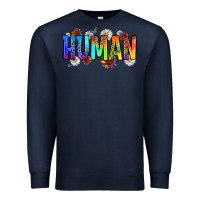 Navy human Premium Sweatshirt - Zillion Design Studio
