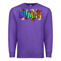 Purple human Premium Sweatshirt - Zillion Design Studio