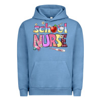 Pigment Pebble Blue school nurse Urban Hoodie - BundleAndBundleShop