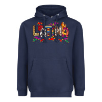 Navy Latina Heavyweight Hoodie - RanaPortraitStore