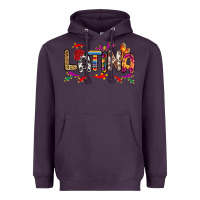 Plum Latina Heavyweight Hoodie - RanaPortraitStore