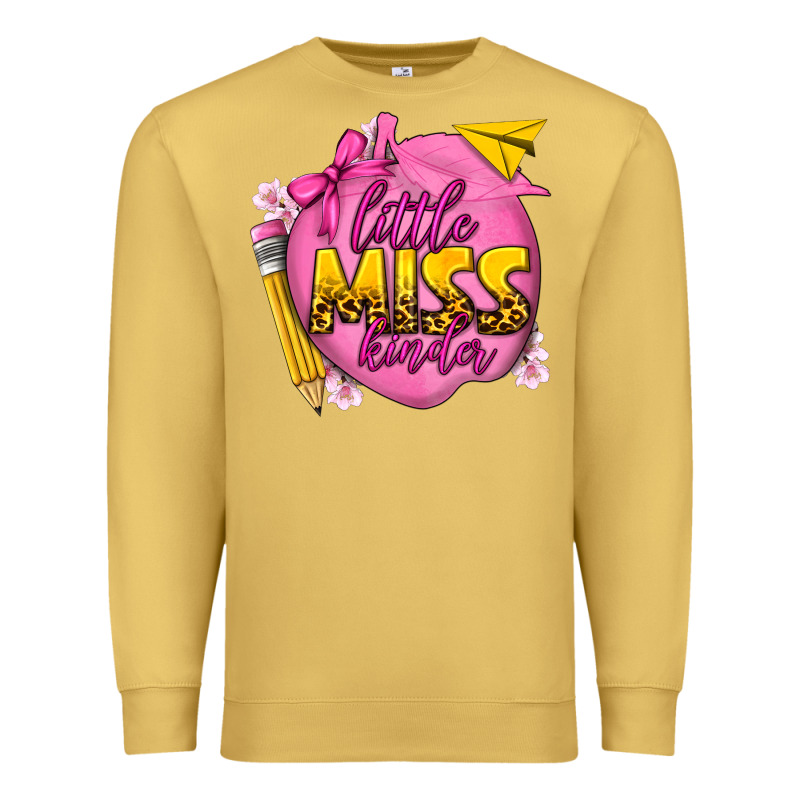 Little Miss Kinder Premium Sweatshirt by texasbilliewilder | Teevron