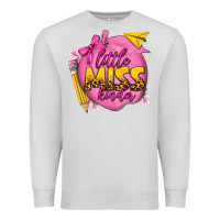Dove Grey little miss kinder Premium Sweatshirt - texasbilliewilder