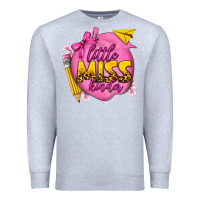 Heather Grey little miss kinder Premium Sweatshirt - texasbilliewilder