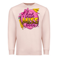 Pale Pink little miss kinder Premium Sweatshirt - texasbilliewilder