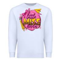 White little miss kinder Premium Sweatshirt - texasbilliewilder