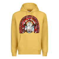 Antique Gold valentines simmental  rainbow Premium Hoodie - JahusDesignShop
