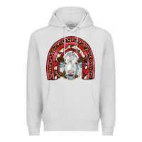 Dove Grey valentines simmental  rainbow Premium Hoodie - JahusDesignShop