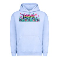 Lgbt Love With Hearts And Stars Urban Hoodie | Teevron