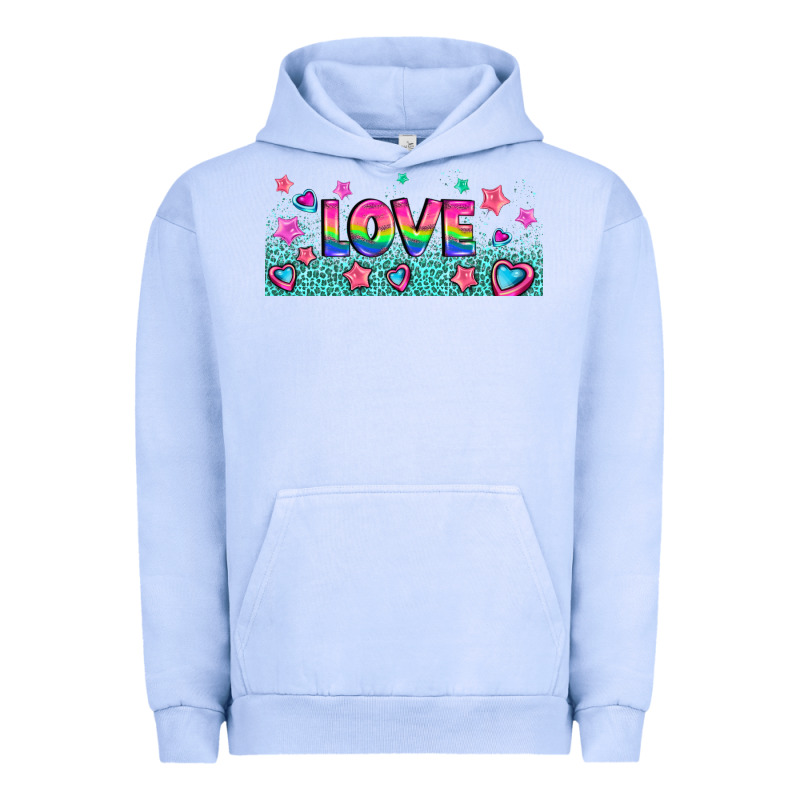 Lgbt Love With Hearts And Stars Urban Hoodie by AdoDesignShop | Teevron