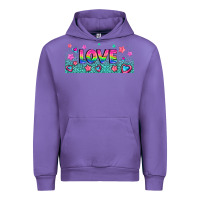 Tulip lgbt love with hearts and stars Urban Hoodie - AdoDesignShop