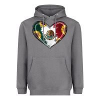Storm Sunflower Mexican Flag Heart Heavyweight Hoodie - RanaPortraitStore