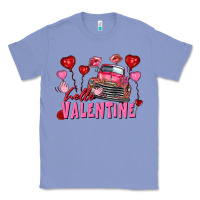 Colony Blue hello valentine valentine's day truck Classic Tee - FaDigitalArtStudio