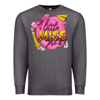 Charcoal Heather little miss pre k Premium Sweatshirt - texasbilliewilder