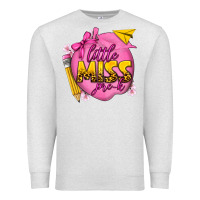 Oatmeal Heather little miss pre k Premium Sweatshirt - texasbilliewilder