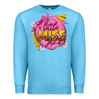 Ocean Blue little miss pre k Premium Sweatshirt - texasbilliewilder