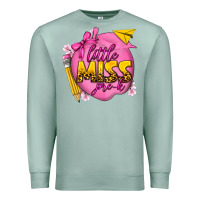 Seafoam little miss pre k Premium Sweatshirt - texasbilliewilder