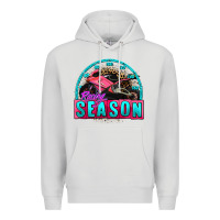 Dove Grey racing season motorcycle Premium Hoodie - AdoDesignShop