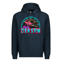 Navy racing season motorcycle Premium Hoodie - AdoDesignShop