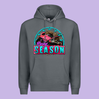 Racing Season Motorcycle Premium Hoodie Designed By Adodesignshop