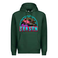 Sports Green racing season motorcycle Premium Hoodie - AdoDesignShop