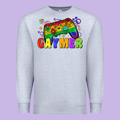 Gaymer Premium Sweatshirt Designed By Zillion Design Studio