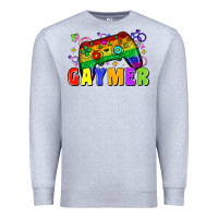 Heather Grey Gaymer Premium Sweatshirt - Zillion Design Studio