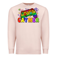 Pale Pink Gaymer Premium Sweatshirt - Zillion Design Studio
