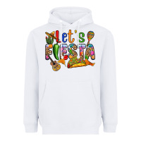 White Let's fiesta Heavyweight Hoodie - RanaPortraitStore