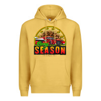 Antique Gold racing season sport car Premium Hoodie - AdoDesignShop