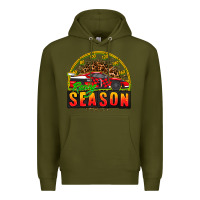 Army Green racing season sport car Premium Hoodie - AdoDesignShop