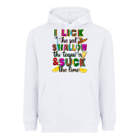 White I lick the salt swallow the tequila Heavyweight Hoodie - RanaPortraitStore