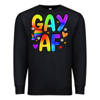 Black gay af Premium Sweatshirt - Zillion Design Studio