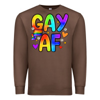 Chestnut gay af Premium Sweatshirt - Zillion Design Studio