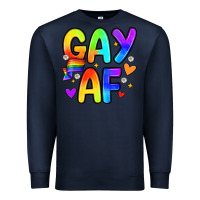 Navy gay af Premium Sweatshirt - Zillion Design Studio