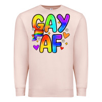 Pale Pink gay af Premium Sweatshirt - Zillion Design Studio