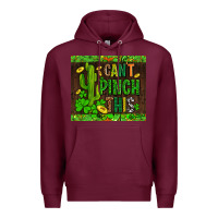 Burgundy shamrock bomb cant pinch this Premium Hoodie - AdoDesignShop