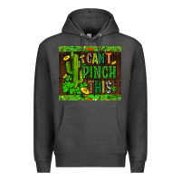 Charcoal Heather shamrock bomb cant pinch this Premium Hoodie - AdoDesignShop