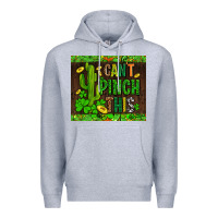 Heather Grey shamrock bomb cant pinch this Premium Hoodie - AdoDesignShop