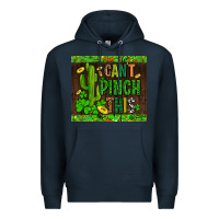 Navy shamrock bomb cant pinch this Premium Hoodie - AdoDesignShop